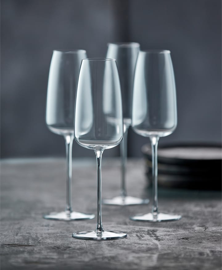 Ποτήρι σαμπάνιας Veneto 36 cl 2 τεμάχια, Clear Lyngby Glas