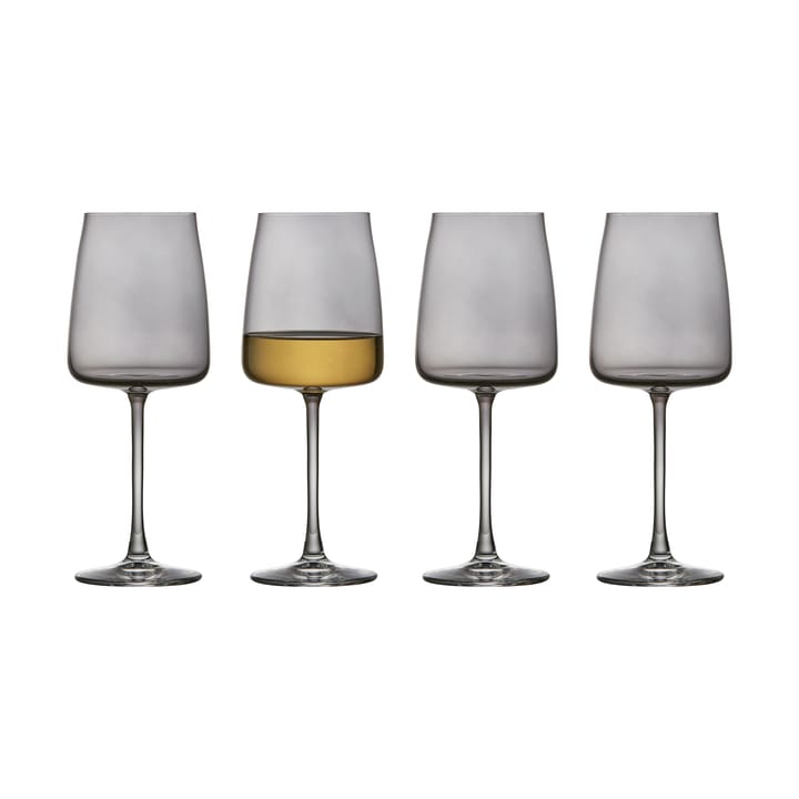 Ποτήρι λευκού κρασιού Zero 43 cl 4 τεμάχια - Smoke - Lyngby Glas