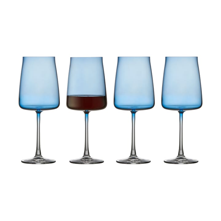 Ποτήρι κόκκινου κρασιού Zero 54 cl, συσκευασία 4 τεμαχίων - Blue - Lyngby Glas