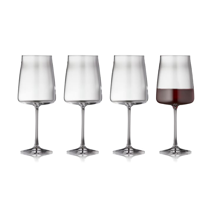Ποτήρι κόκκινου κρασιού Zero 54 cl, συσκευασία 4 τεμαχίων - Κρύσταλλο - Lyngby Glas