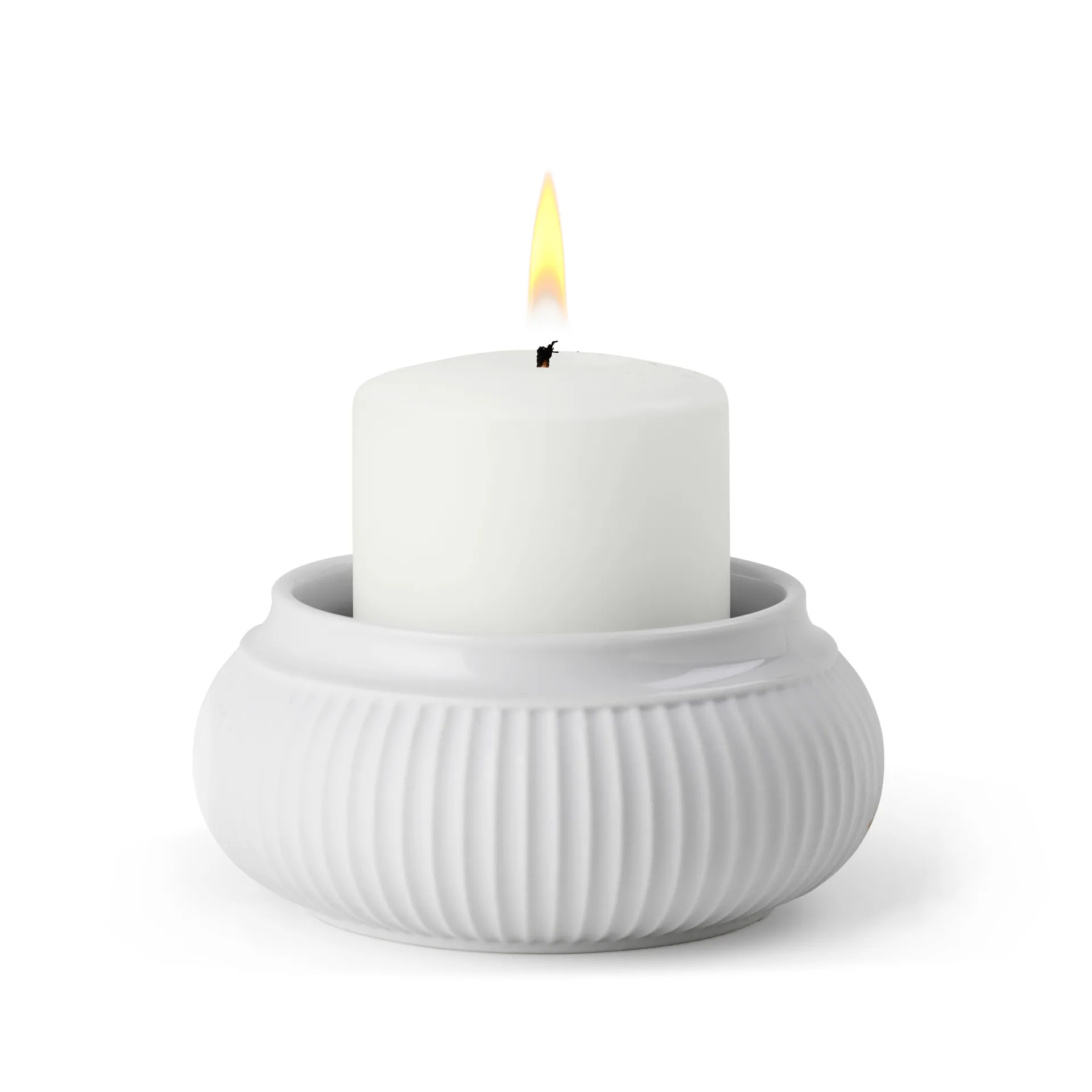 Curve φανάρι Ø6.5 cm, Λευκό Lyngby Porcelæn