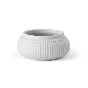 Curve Block κηροπήγιο Ø11 cm - Λευκό - Lyngby Porcelæn