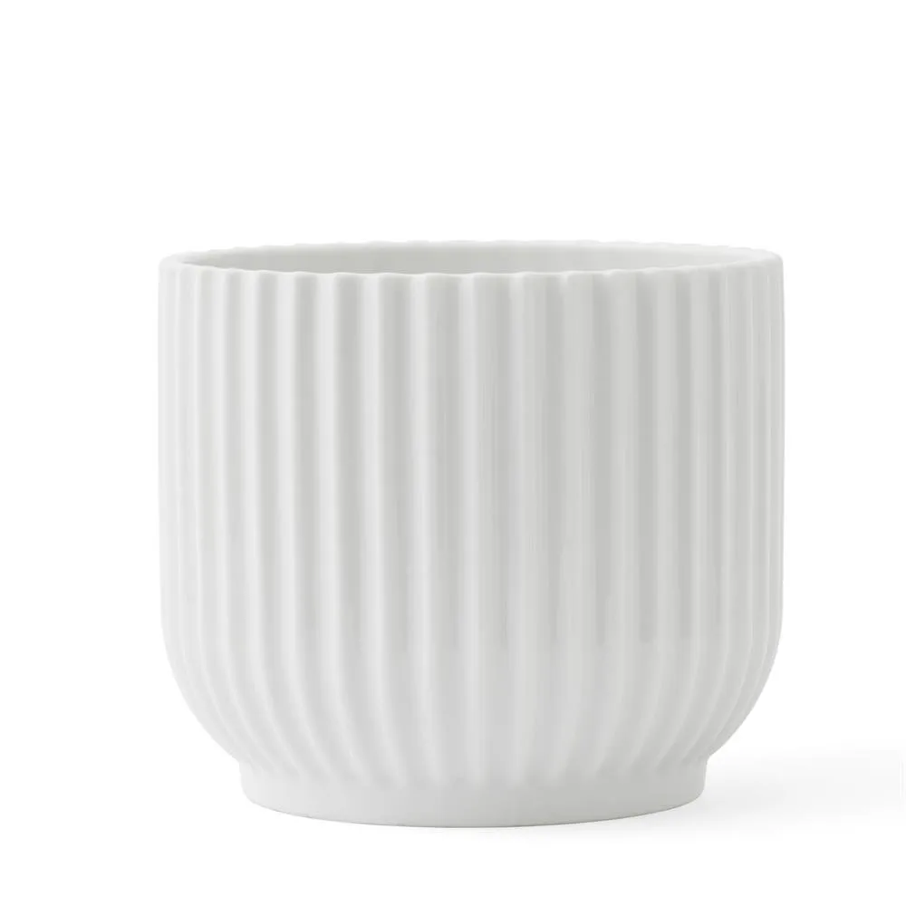 Lyngby γλάστρα λευκή, Ø 11,5 cm Lyngby Porcelæn