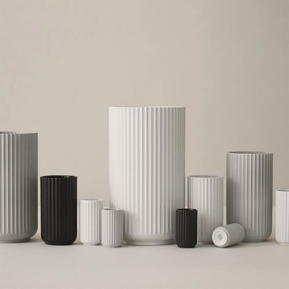 Lyngby βάζο μαύρο ματ, 12 cm Lyngby Porcelæn