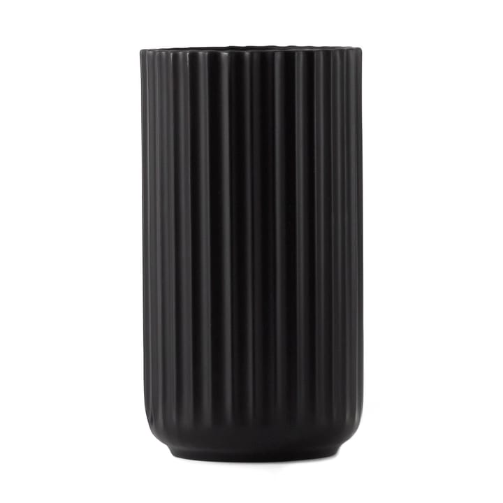 Lyngby βάζο μαύρο ματ - 15 cm - Lyngby Porcelæn