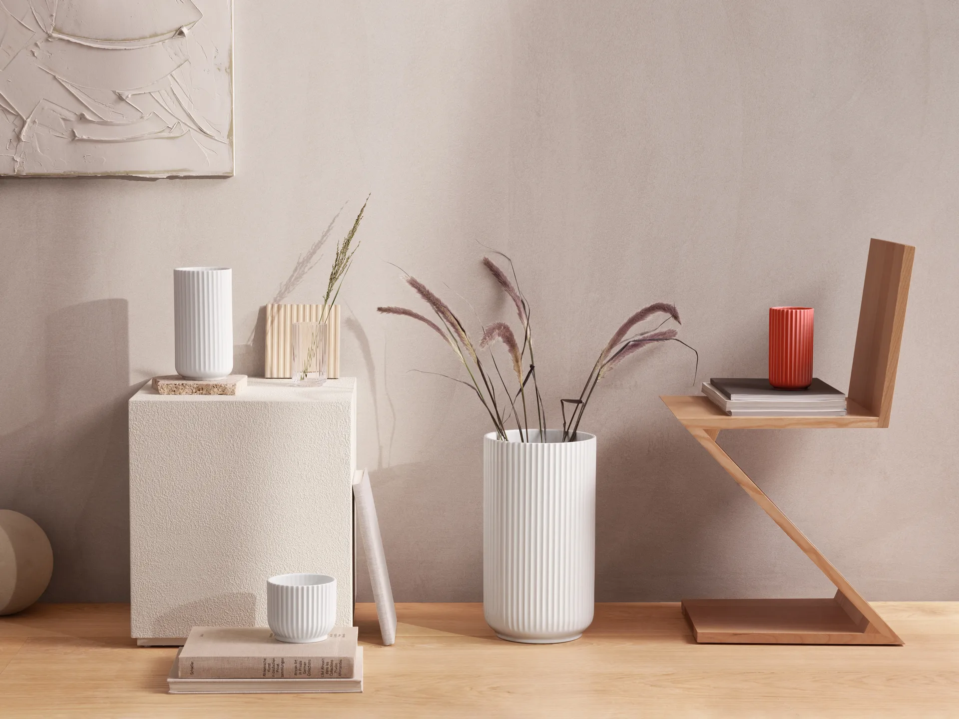 Βάζο Lyngby, Κόκκινο, 15,5 εκ Lyngby Porcelæn