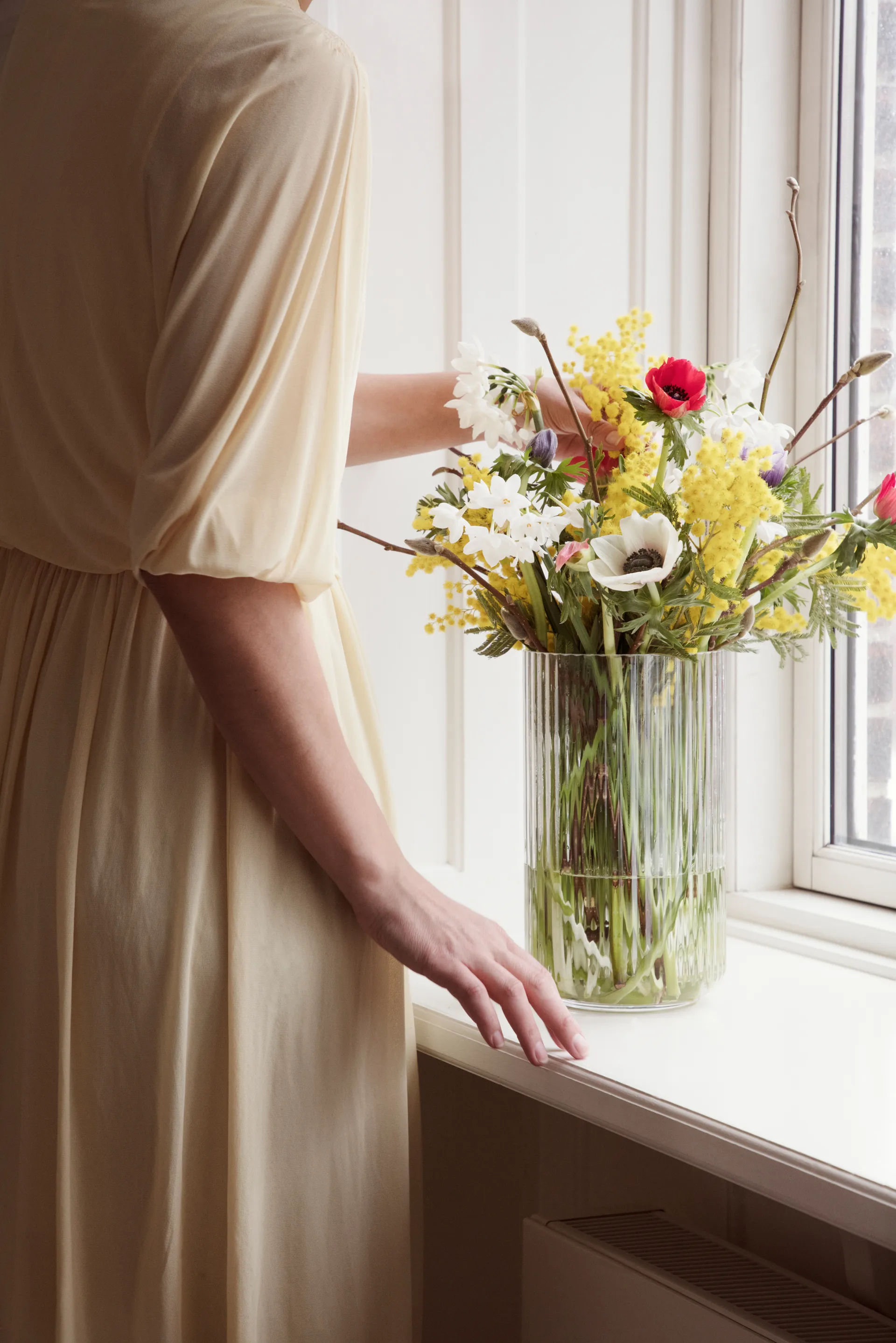 Lyngby γυάλινο βάζο διαφανές, 25 cm Lyngby Porcelæn