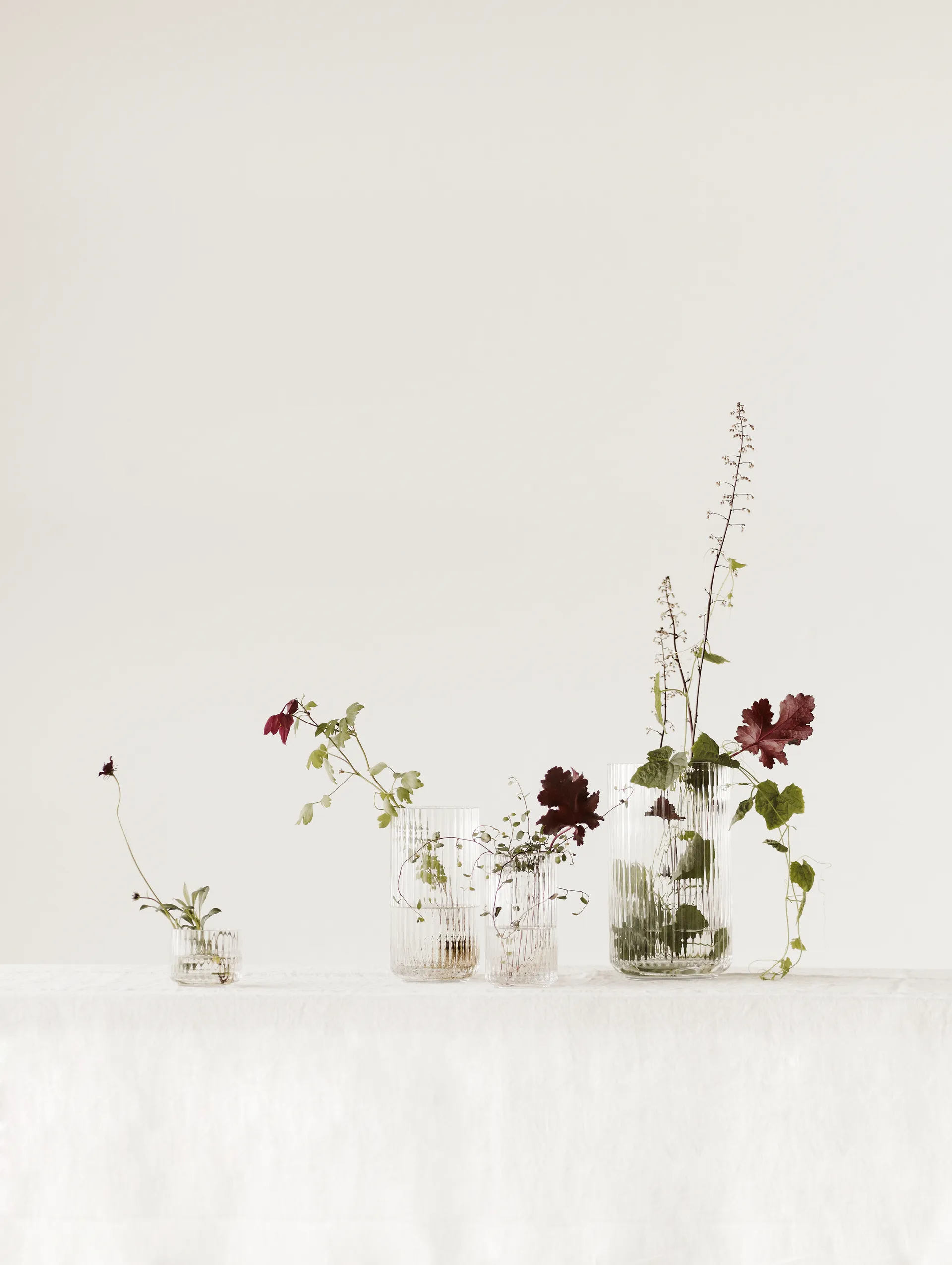 Lyngby γυάλινο βάζο διαφανές, 25 cm Lyngby Porcelæn