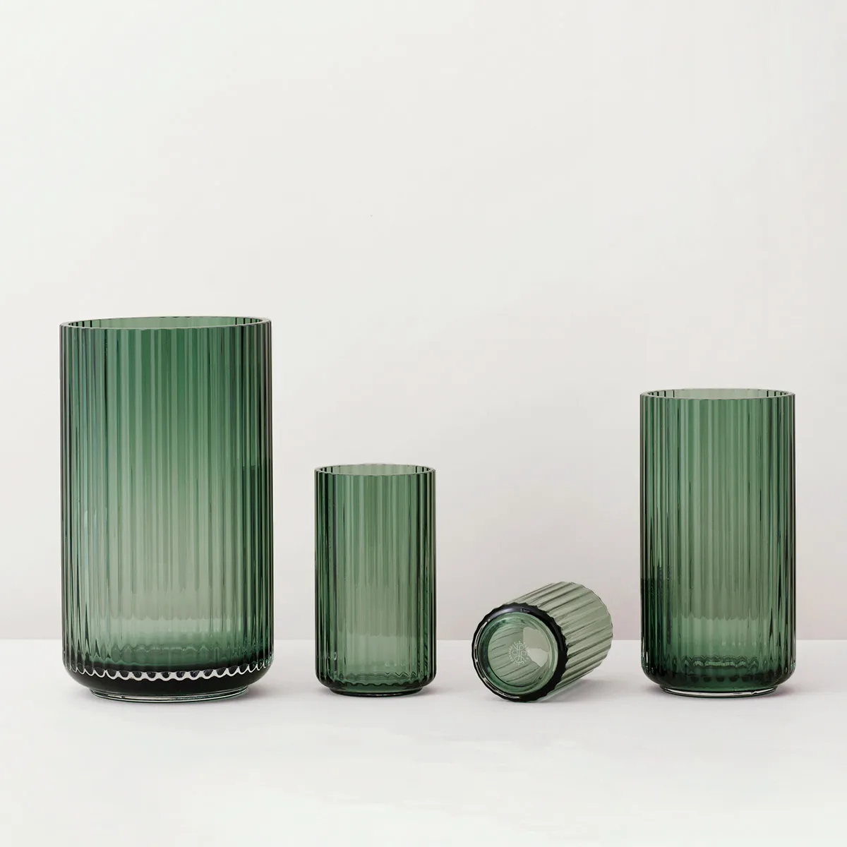 Lyngby γυάλινο βάζο Copenhagen green, 38 cm Lyngby Porcelæn