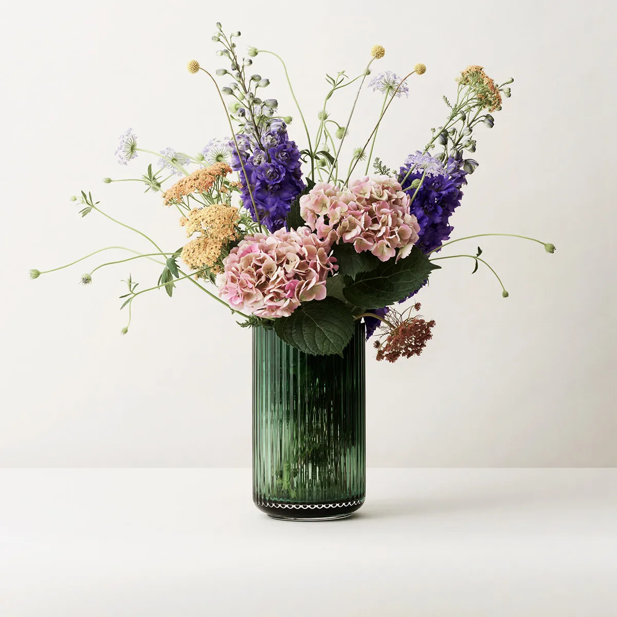 Lyngby γυάλινο βάζο Copenhagen green, 38 cm Lyngby Porcelæn