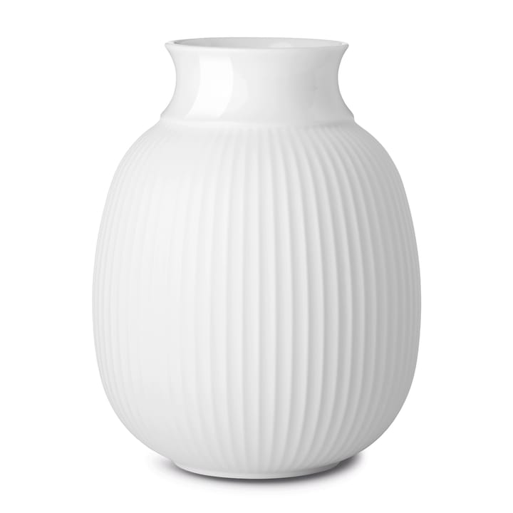 Lyngby Curve βάζο 12 cm, Λευκό Lyngby Porcelæn