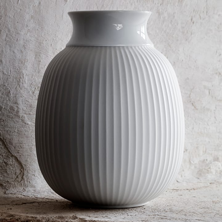 Lyngby Curve βάζο 17,5 cm - Λευκό - Lyngby Porcelæn