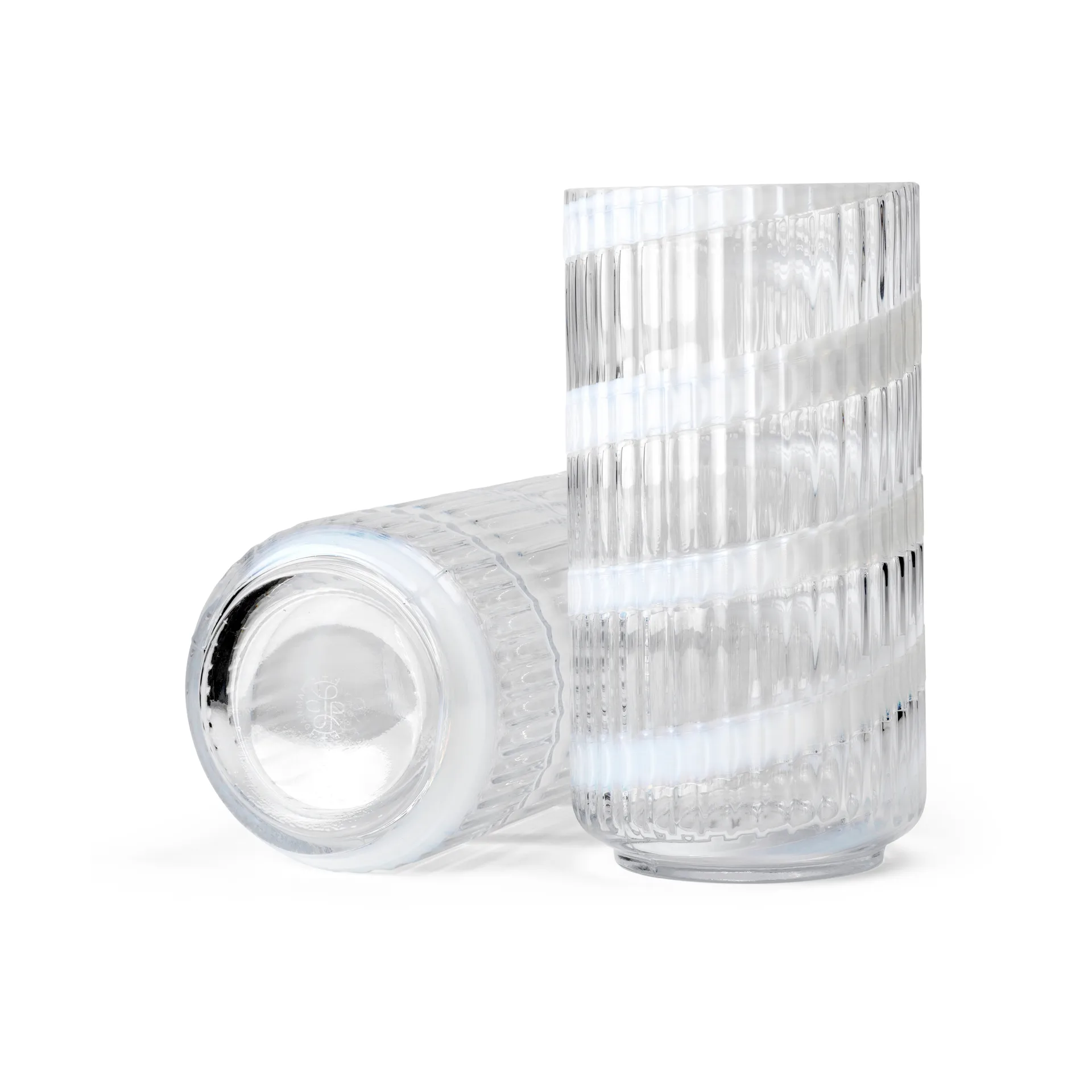 Βάζο Lyngby, White swirl, 20,5 εκ. Lyngby Porcelæn