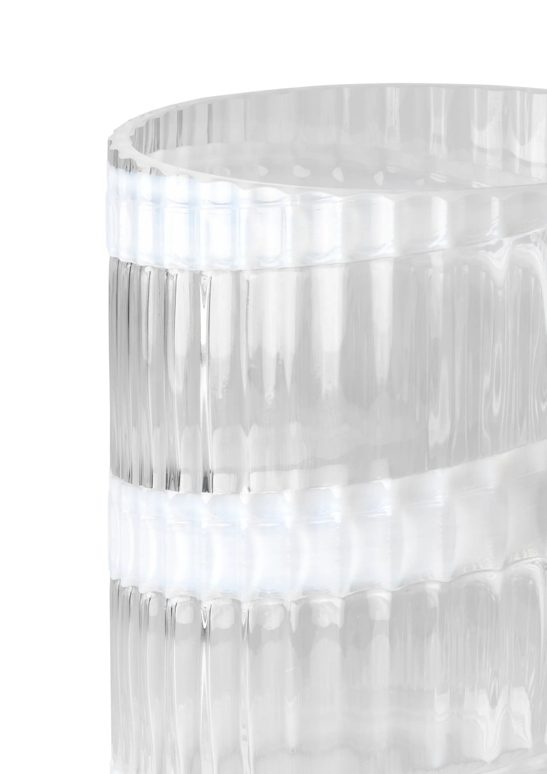 Βάζο Lyngby, White swirl, 20,5 εκ. Lyngby Porcelæn