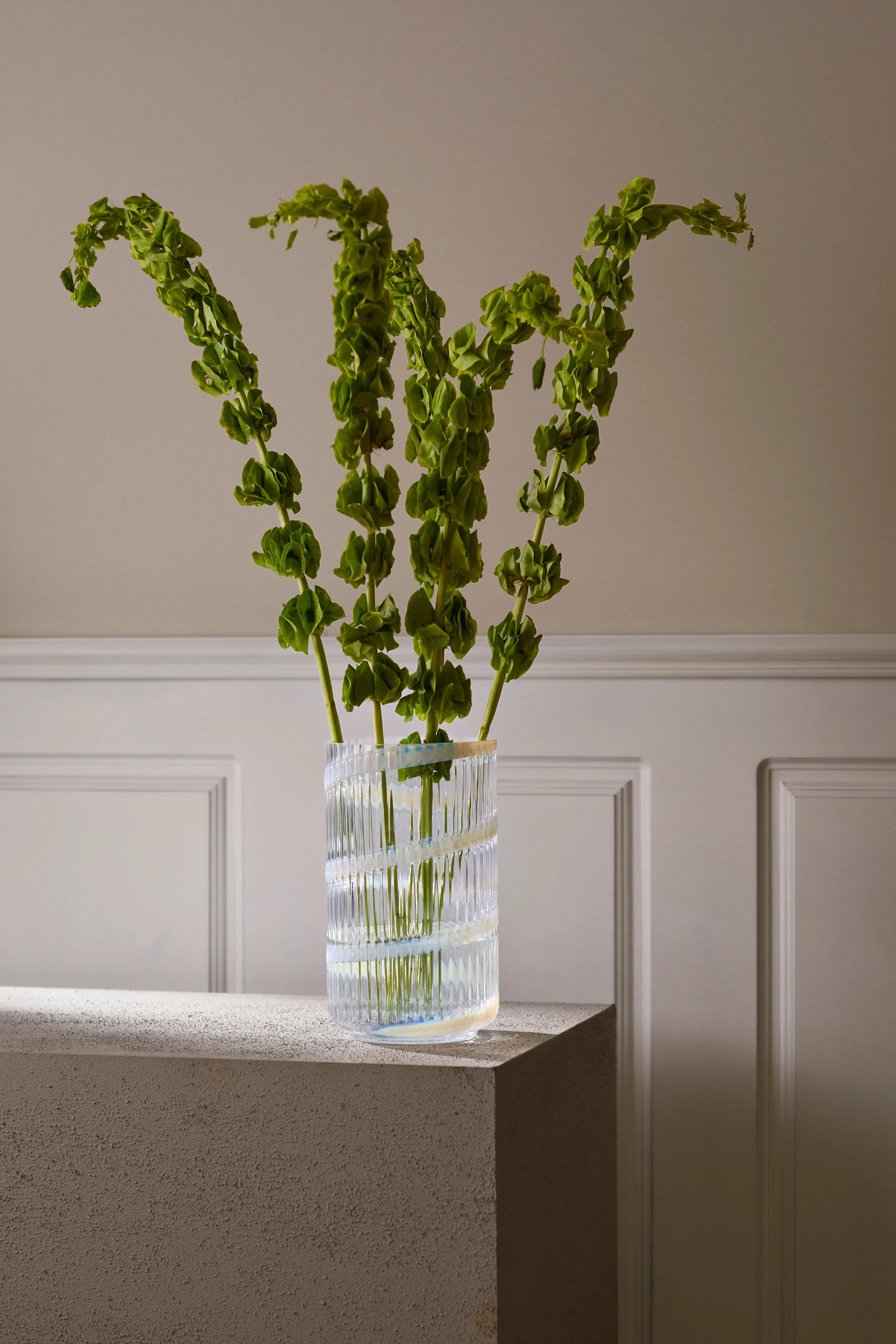 Βάζο Lyngby, White swirl, 20,5 εκ. Lyngby Porcelæn