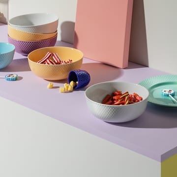 Rhombe μπολ Ø15.5 εκ - Μωβ - Lyngby Porcelæn
