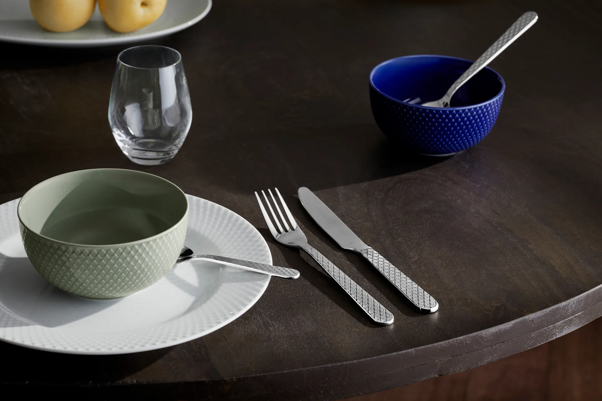 Σετ μαχαιροπίρουνα Rhombe, 16 τεμάχια Lyngby Porcelæn