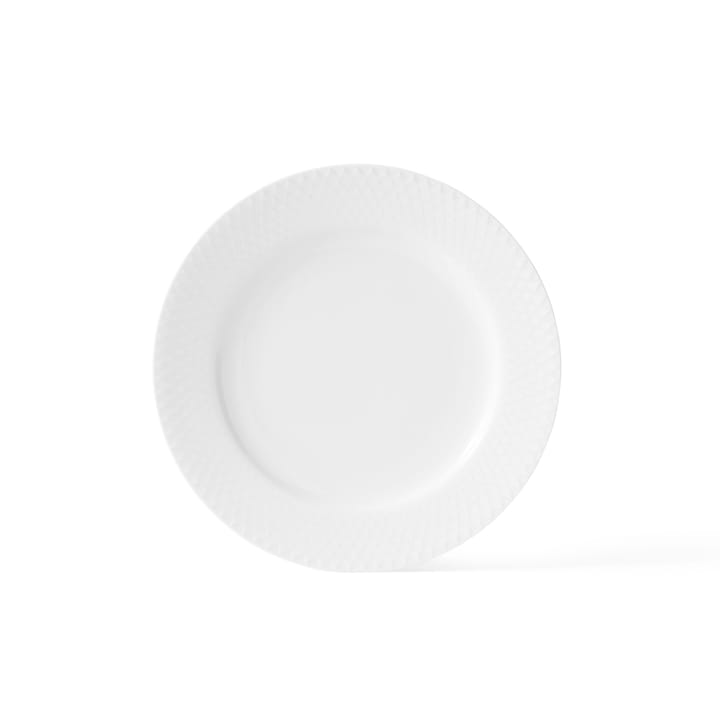 Rhombe πιάτο λευκό - Ø 21 cm - Lyngby Porcelæn