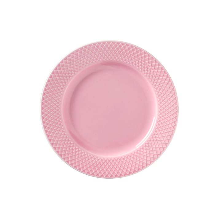 Rhombe πιάτο ροζ - 21 cm - Lyngby Porcelæn
