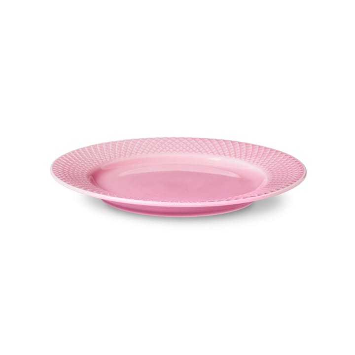 Rhombe πιάτο ροζ, 21 cm Lyngby Porcelæn
