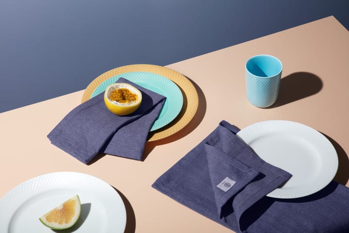 Rhombe πιάτο Ø 21 cm, Πράσινο/μπλε Lyngby Porcelæn