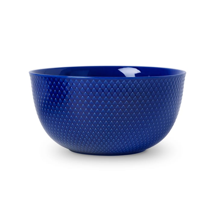 Rhombe μπολ σερβιρίσματος: Ø 22 cm. - σκούρο μπλε - Lyngby Porcelæn