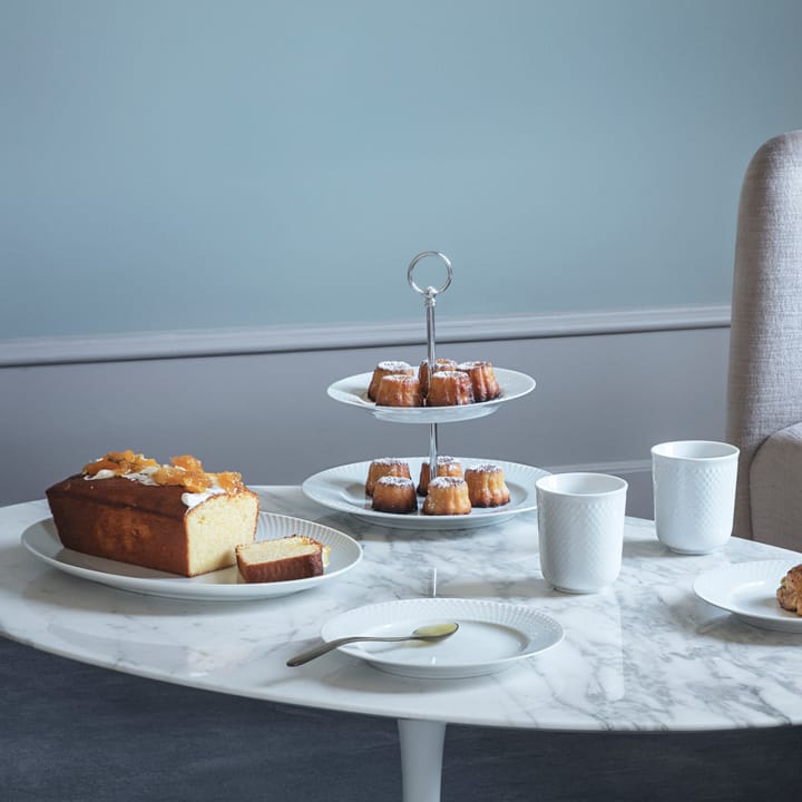 Rhombe Πιάτο Ø 27 cm, ύψος 27 cm., λευκό Lyngby Porcelæn