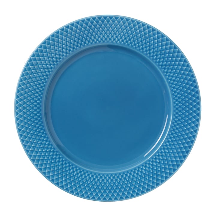 Rhombe πιάτο Ø 27 cm - Μπλε - Lyngby Porcelæn