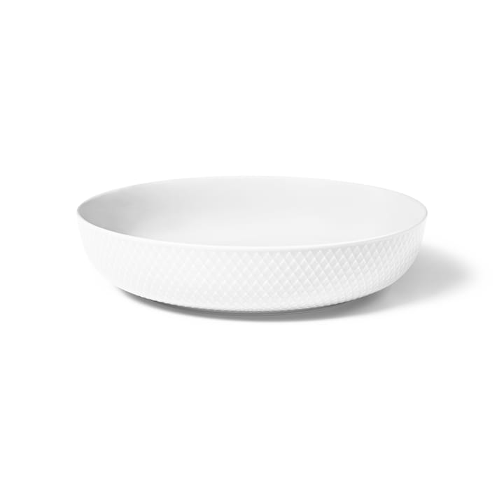 Μπολ σερβιρίσματος Rhombe Ø28 cm - Λευκό - Lyngby Porcelæn