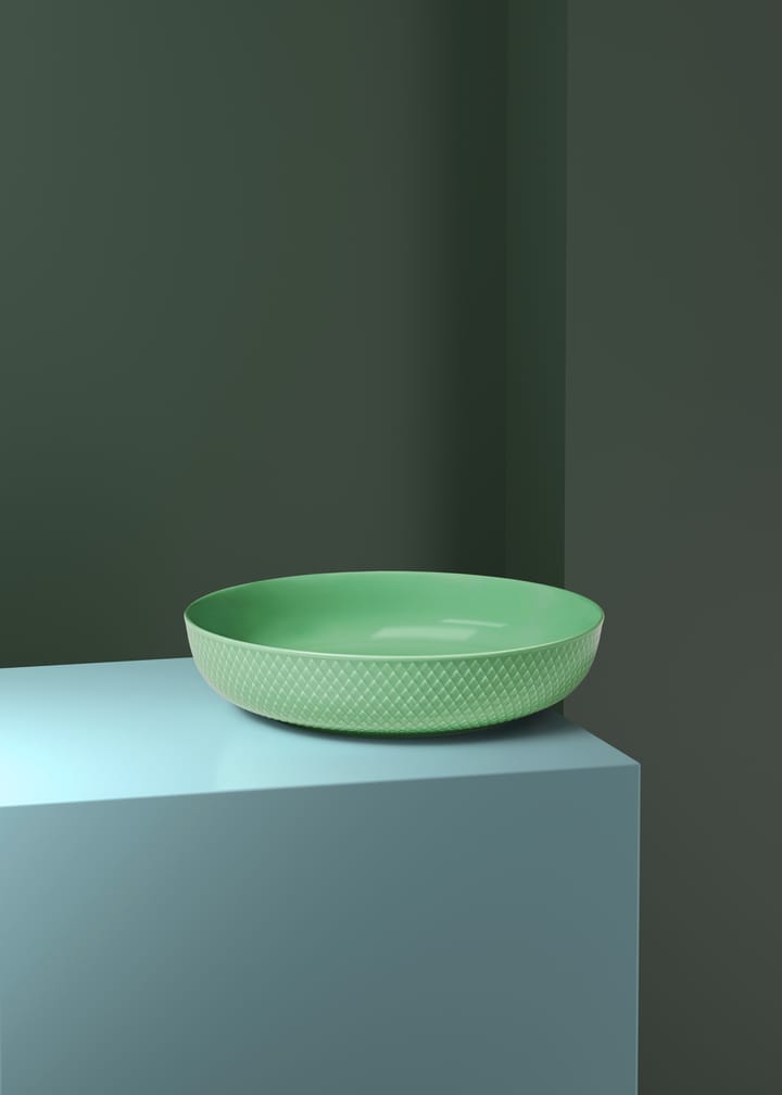 Μπολ σερβιρίσματος Rhombe Ø28 cm, Πράσινο Lyngby Porcelæn