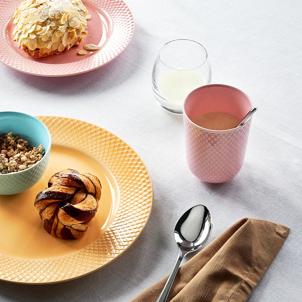 Rhombe κούπα 33 cl Συσκευασία 33 τεμαχίων, ροζ Lyngby Porcelæn