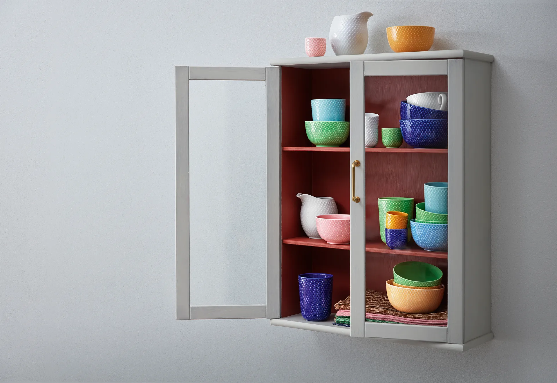 Rhombe κούπα 33 cl Συσκευασία 33 τεμαχίων, Τιρκουάζ Lyngby Porcelæn