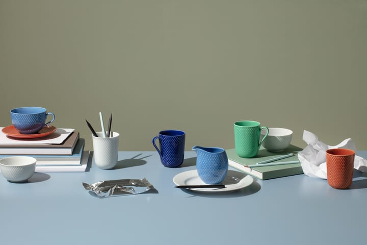 Rhombe κούπα με λαβή 33 cl, Ροζ Lyngby Porcelæn