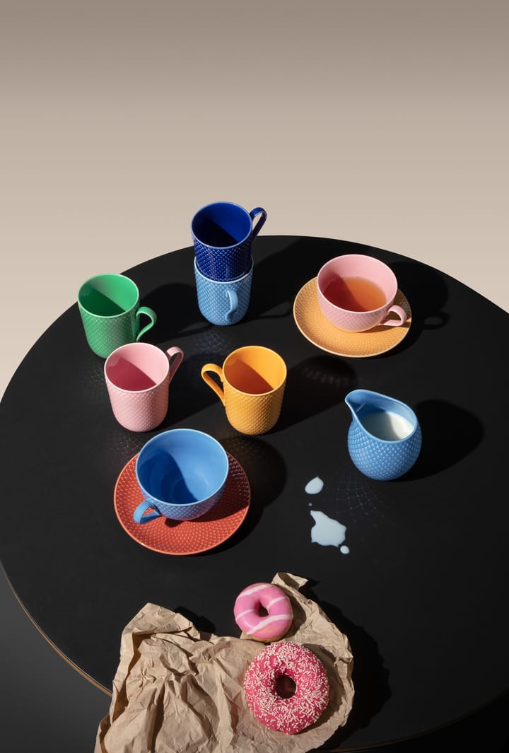 Rhombe κούπα με λαβή 33 cl, Ροζ Lyngby Porcelæn