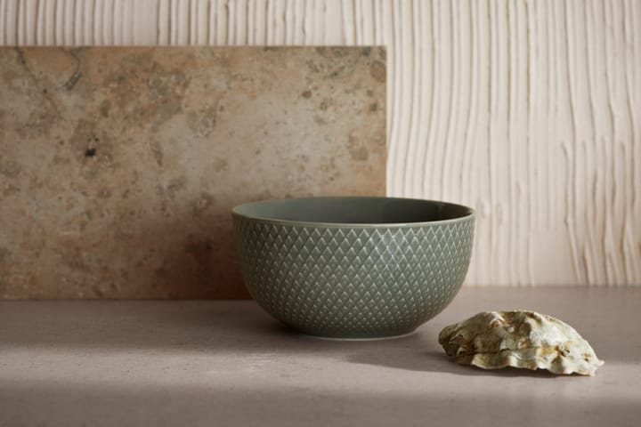 Μπόλ Rhombe Earth Ø13 cm, Moss Lyngby Porcelæn
