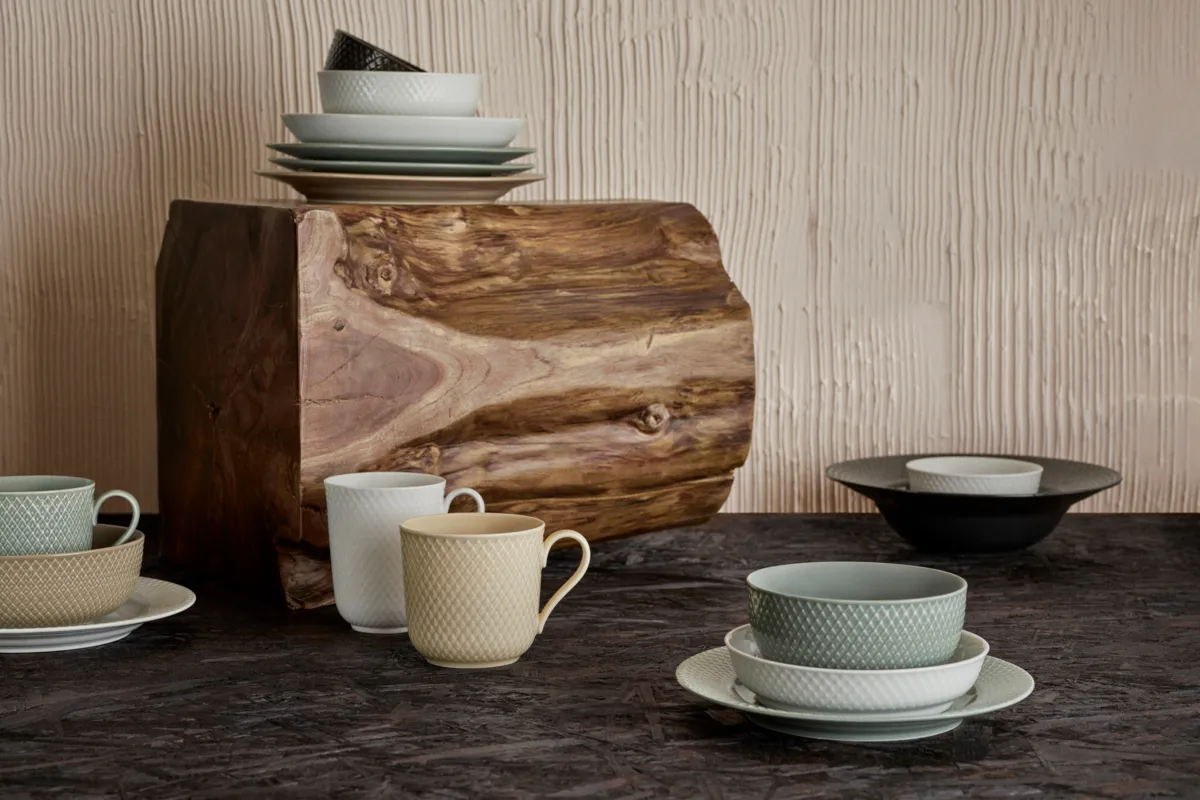 Μπόλ Rhombe Earth Ø15,5 cm, Πηλός Lyngby Porcelæn