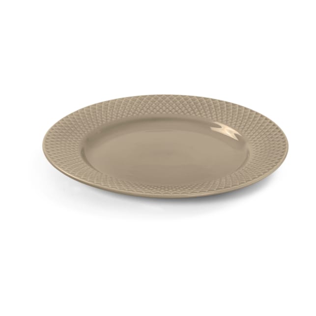 Πιάτο φαγητού Rhombe Earth Ø23 cm, Πηλός Lyngby Porcelæn