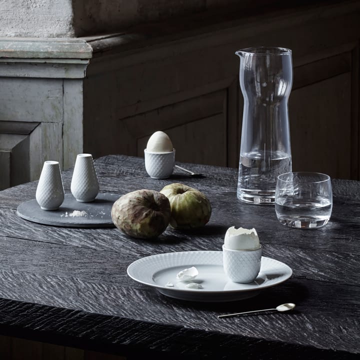 Rhombe αλατιέρα και πιπεριέρα, Λευκό Lyngby Porcelæn