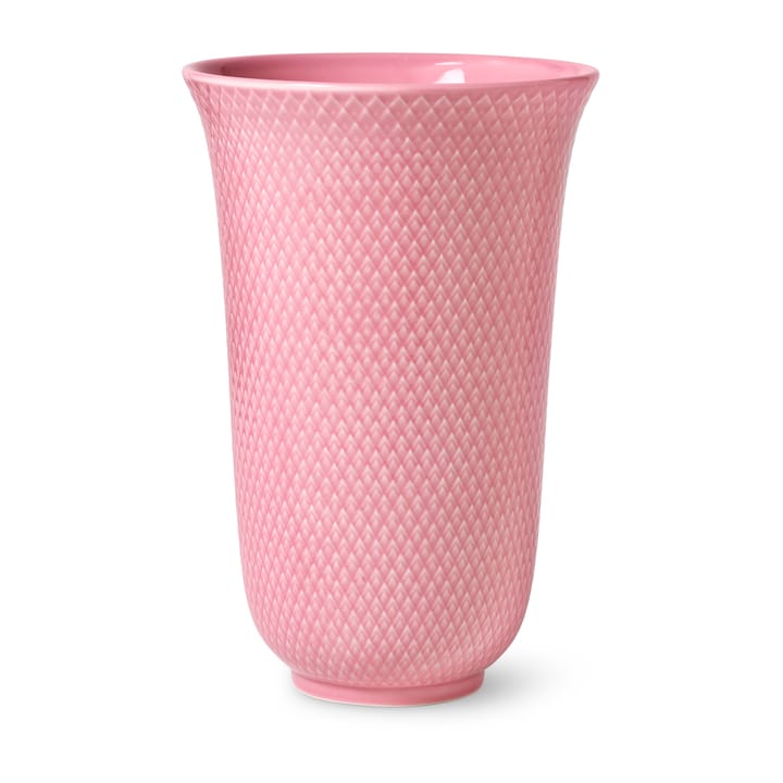 Rombe βάζο 20 cm - Ροζ - Lyngby Porcelæn