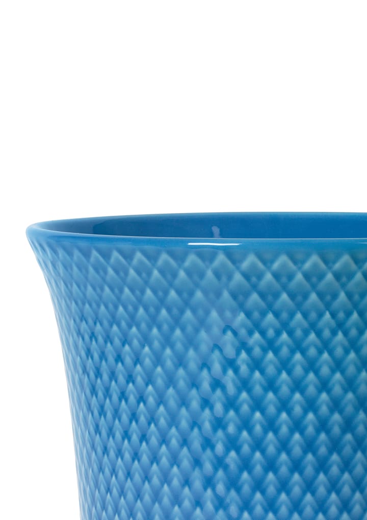 Rombe βάζο 20 cm, Μπλε Lyngby Porcelæn