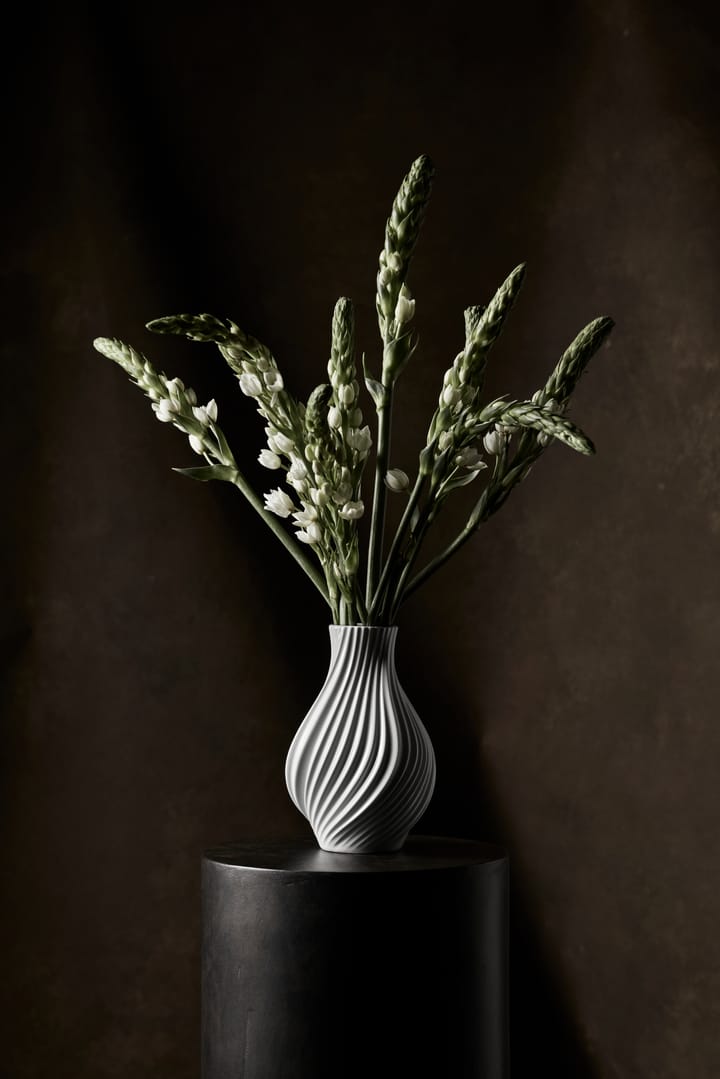 Twist βάζο 18 εκ., Άσπρο Lyngby Porcelæn