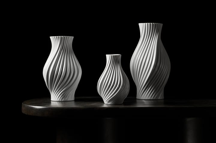 Twist βάζο 18 εκ., Άσπρο Lyngby Porcelæn