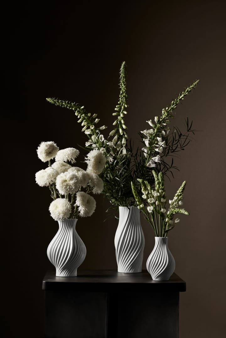 Twist βάζο 25 εκ., Άσπρο Lyngby Porcelæn