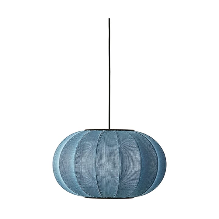 Κρεμαστό φωτιστικό Knit-Wit 45 Oval  - Blue stone - Made By Hand