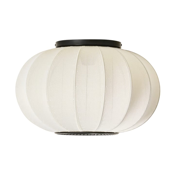 Φωτιστικό τοίχου και οροφής Knit-Wit 45 Oval  - Pearl white - Made By Hand