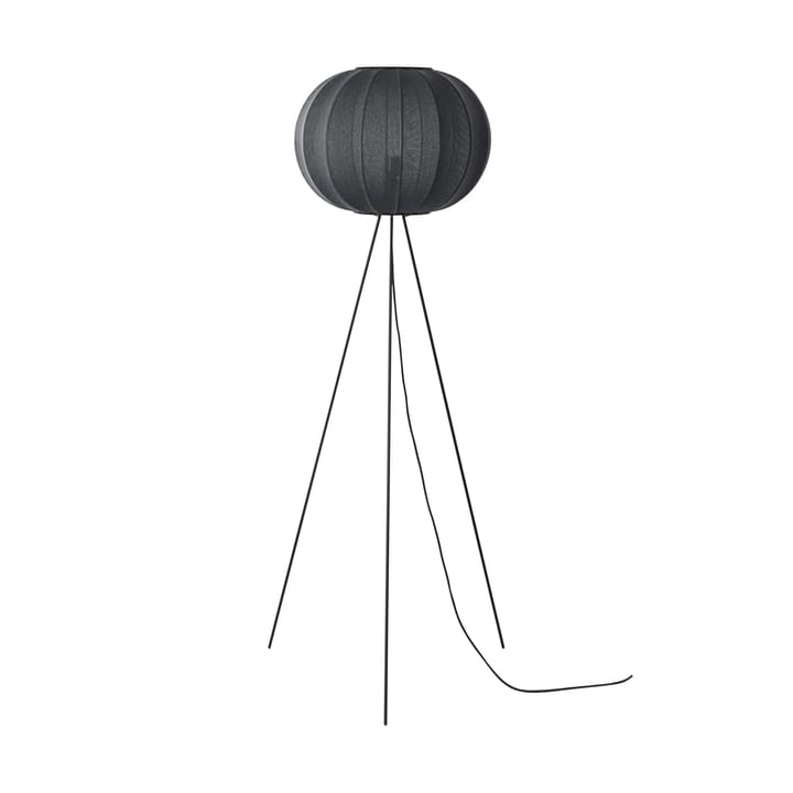 Φωτιστικό δαπέδου Knit-Wit 45 Round High - Black - Made By Hand