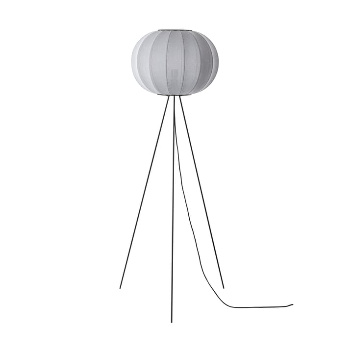 Φωτιστικό δαπέδου Knit-Wit 45 Round High - Silver - Made By Hand