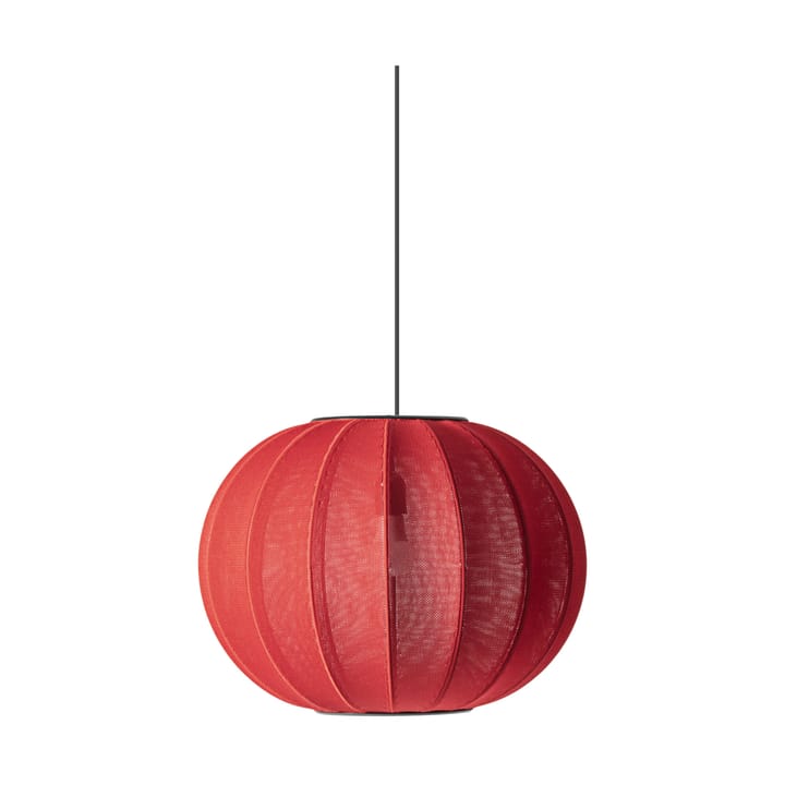 Κρεμαστό φωτιστικό Knit-Wit 45 Round - Maple red - Made By Hand