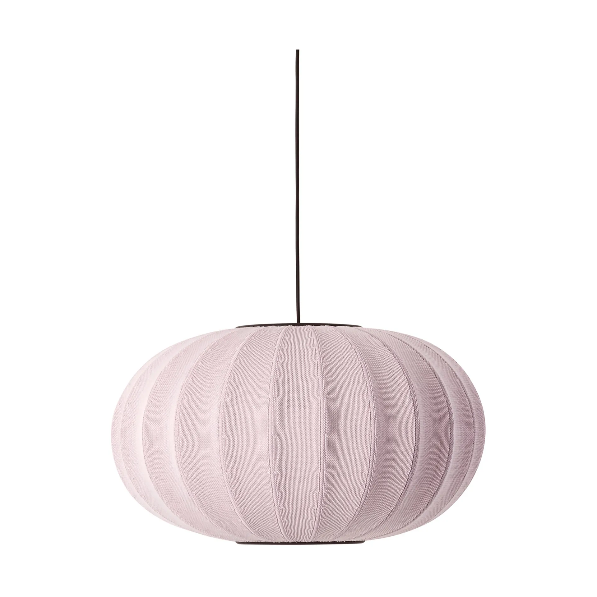 Κρεμαστό φωτιστικό Knit-Wit 57 Oval , Light pink Made By Hand