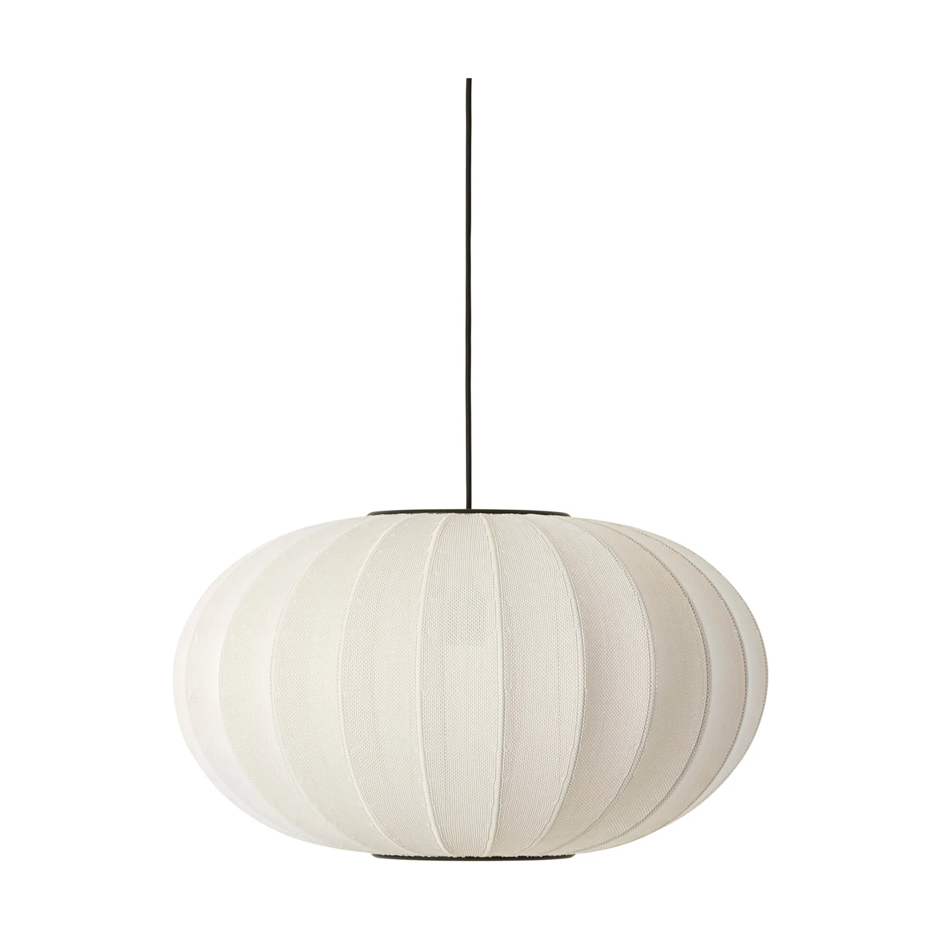 Κρεμαστό φωτιστικό Knit-Wit 57 Oval , Pearl white Made By Hand